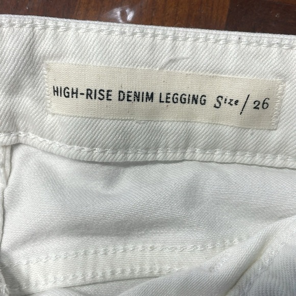 Anthropology oil to high rise denim legging’s - Picture 7 of 8